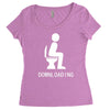 downloading ! funny white sex Women's Triblend Scoop T-shirt