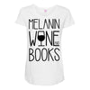 melanin wine books Maternity Scoop Neck T-shirt