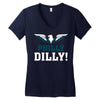 Philly Dilly Women's V-Neck T-Shirt