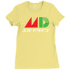 mega drive tribute japanese unisex Ladies Fitted T-Shirt