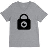 padlock eye V-Neck Tee