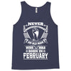 Never Underestimate Old Man Who Was Born February Tank Top