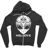 alien believe Zipper Hoodie