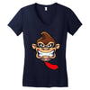 monkey (2) Women's V-Neck T-Shirt