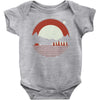 peaceful universe Baby Bodysuit