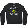 world's best sister with flowers. Crewneck Sweatshirt