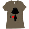 i love lamp Ladies Fitted T-Shirt