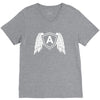 wings letter a V-Neck Tee