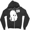 halloween boo Zipper Hoodie
