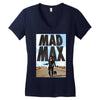 funny  mad max and dog, ideal gift or birthday present Women's V-Neck T-Shirt