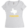 texas forever Women's Triblend Scoop T-shirt