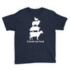 friends not food white Youth Tee