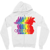 Goku Rainbow T-Shirt Zipper Hoodie