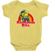 rainbow bite Baby Onesie