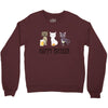 happy meowr Crewneck Sweatshirt
