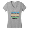 My Mind is Like My internet Browser i Have 19 Tabs Open 3 Are Frozen A Women's V-Neck T-Shirt