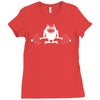 monster weightlifting Ladies Fitted T-Shirt