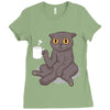 catffeinated Ladies Fitted T-Shirt