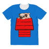 snoopy parody pug w All Over Women's T-shirt