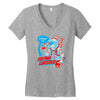 dolphin lundgren Women's V-Neck T-Shirt