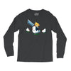 mighty hero atop a chicken Long Sleeve Shirts