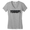 yuup humour Women's V-Neck T-Shirt