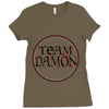 team damon salvatore Ladies Fitted T-Shirt