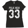 polk high Ladies Fitted T-Shirt