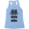 i am warrior Racerback Tank