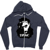 tupac (4x) Zipper Hoodie