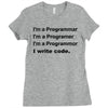 Revolution I Write Code Ladies Fitted T-Shirt