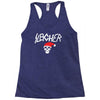 sleigher metal style xmas Racerback Tank