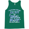 i have two tıtles aunt and dogmom an i rock them both flowers Tank Top