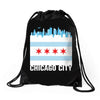 Chicago City Drawstring Bags