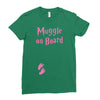Muggle On Board Pink Ladies Fitted T-Shirt