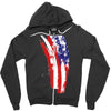 july 4th flag Zipper Hoodie