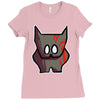 mabari chibi Ladies Fitted T-Shirt