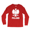 poland polska polish football flag new Long Sleeve Shirts