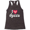 i love rocco Racerback Tank