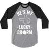 he's my lucky charm 3/4 Sleeve Shirt
