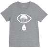 m83 midnight city eye design V-Neck Tee