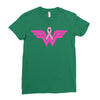 breast cancer wonder woman Ladies Fitted T-Shirt