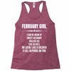 Super February Girl Racerback Tank