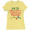ocd obsessive christmas disorder Ladies Fitted T-Shirt