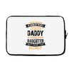 Super Cool Daddy Of A Freaking Awesome Daughter Laptop sleeve