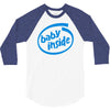 baby inside 3/4 Sleeve Shirt