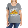 Pizza Bitch Ladies Curvy T-Shirt