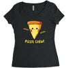 pizza chew! Women's Triblend Scoop T-shirt