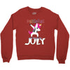 july born unicorns Crewneck Sweatshirt