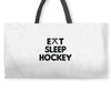 eat sleeo hockey Weekender Totes